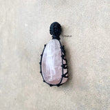 Rose Quartz Tumble Pendant