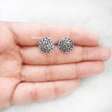 Royal Filigree Silver Stud