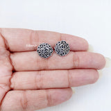 Royal Filigree Silver Stud