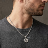 silver Sagittarius pendant personalised jewellery India