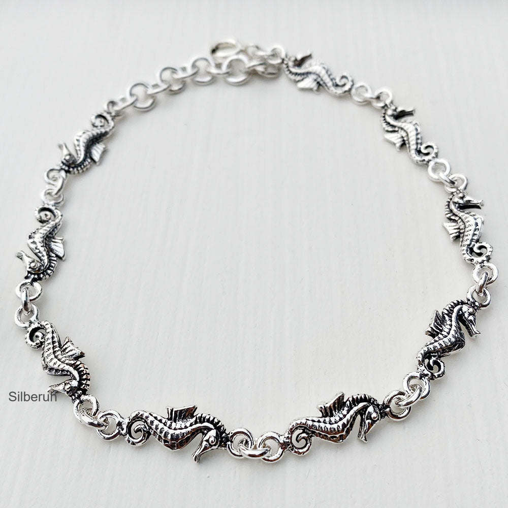 SeaHorse Silver Bracelet – SILBERUH