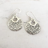 Seaweed Silver Earring