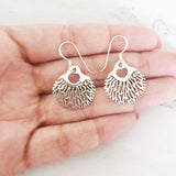 Seaweed Silver Earring