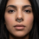 non pierced septum jewellery statement look