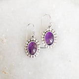 Silver Amethyst Earring