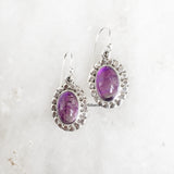 Silver Amethyst Earring