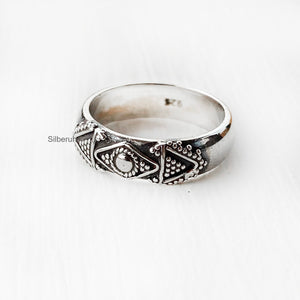 Silver Banjara Ring