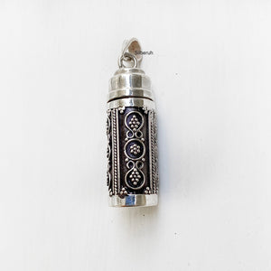 Silver Bottle Locket Pendant
