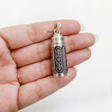 Silver Bottle Locket Pendant