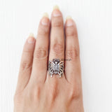 Silver Butterfly Ring