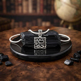 Handcrafted 925 sterling silver Chai filigree pendant by Silberuh
