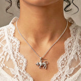 bull charm pendant 925 sterling silver