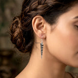 92.5 silver cone earrings