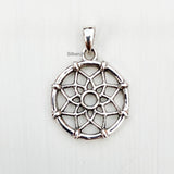 Silver Dreamcatcher Pendant