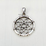 Silver Dreamcatcher Pendant