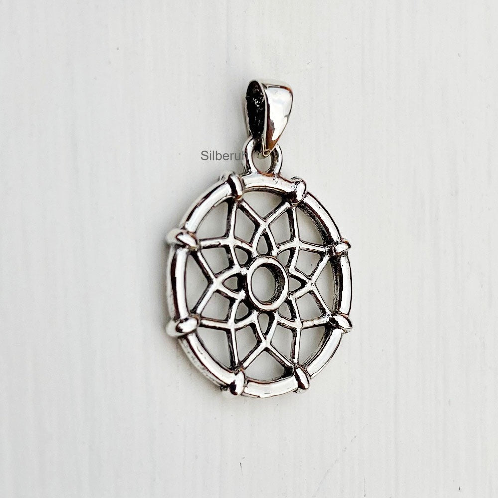 PLANETYS Orecchini Dreamcatcher Con Occhio Di Santa Lucia, Argento Sterling 925