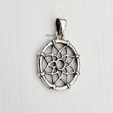 Silver Dreamcatcher Pendant