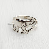 Silver Elephant Ring