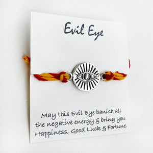 Silver Evil Eye Rakhi