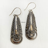 Silver Gold Dangle Earring