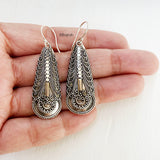 Silver Gold Dangle Earring