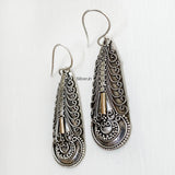 Silver Gold Dangle Earring