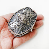 Silver Kumkum Trinket Box