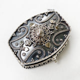 Silver Kumkum Trinket Box