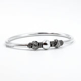 Silver Oxidised Bangle