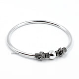 Silver Oxidised Bangle