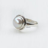 Silver Pearl Ring