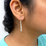 Silver Spiral Earring