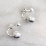 Silver Stud Ball Earring