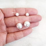 Silver Stud Ball Earring