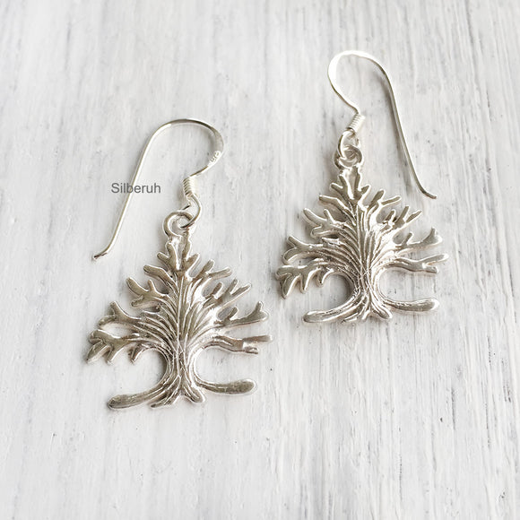 Silver Tree Earring