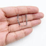 Silver Tribal Ear Climber Earring