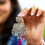 Silver Tribal Earring
