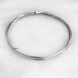 Silver Wire Bangle