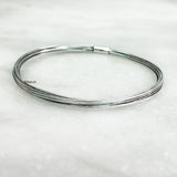 Silver Wire Bangle