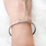 Silver Wire Bangle