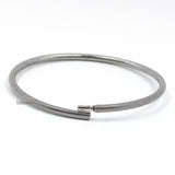 Simple Silver Openable Bangle