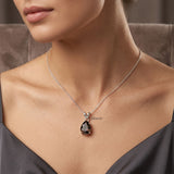 elegant drop style smoky quartz jewellery for daily wear