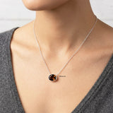 Smoky Quartz necklace 925 sterling silver natural gemstone