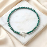 South African Turquoise Silver Necklace