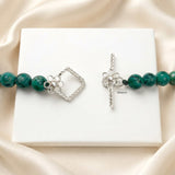 South African Turquoise Silver Necklace