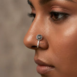 silver nose clip 925 non pierced India