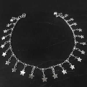 Star Silver Anklet