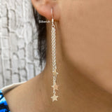Star Silver Earring