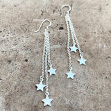 Star Silver Earring