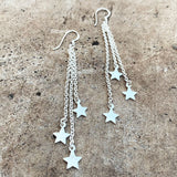 Star Silver Earring